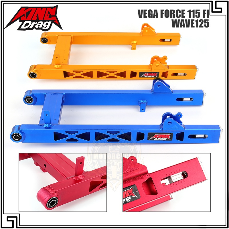 King Drag Motorcycle Swing Arm Yamaha SRL115 Vega Force115 Fi Shopee