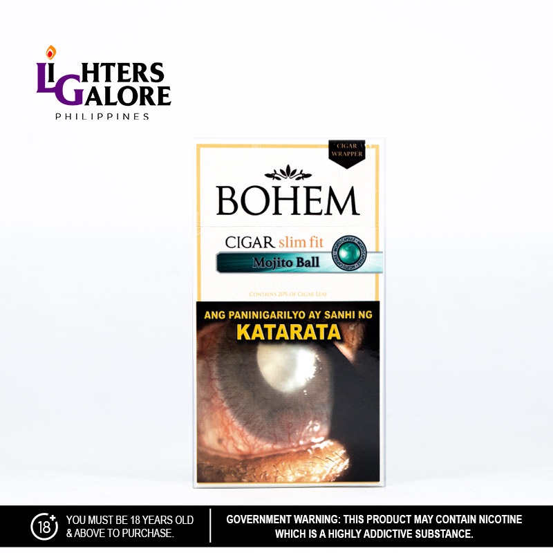 Lighters Galore BOHEM CIGAR SLIM FIT (PACK) Shopee Philippines