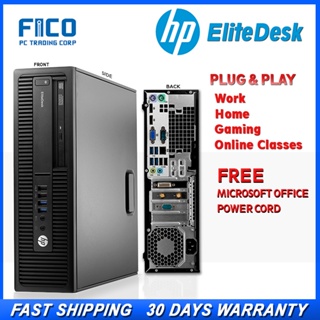HP Desktop Computer  ELITEDESK 705-G3 AMD A8-7600  3.8GHz  / 8GB RAM 128GB / 256GB SSD (Used)