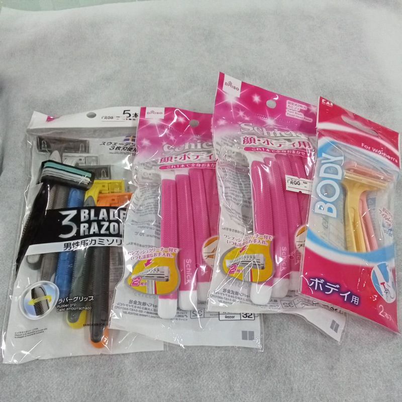 Schick Twin Blade Fixed Head Razor Daiso Made In Japan | Shopee Philippines