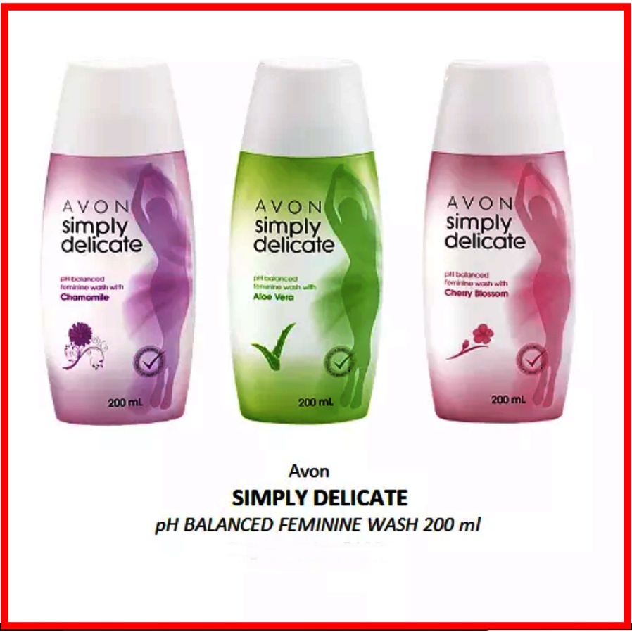 Avon Simply Delicate phBalanced Feminine Washes 200ml Shopee Philippines