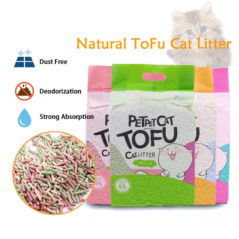Doge.Cat Litter 6L Food Grade Plant Tofu Residue Made Natural Tofu Cat Litter Shopee Philippines
