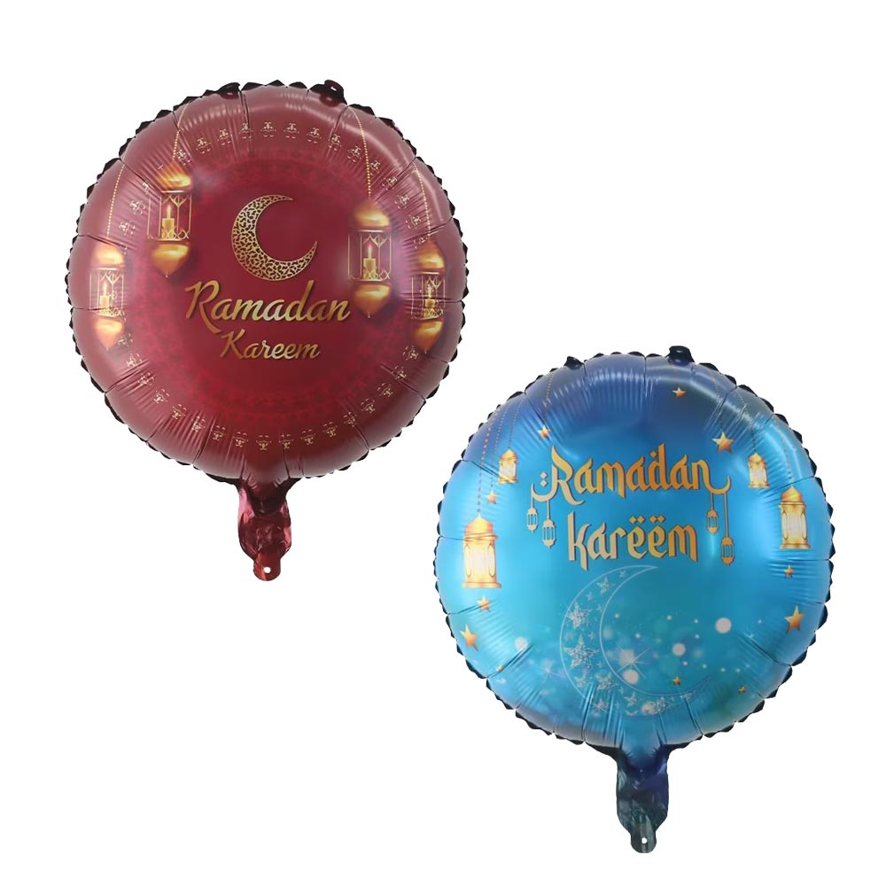 New Style 1pcs 18inch Eid Mubarak Round Foil Balloons Hajj Mubarak
