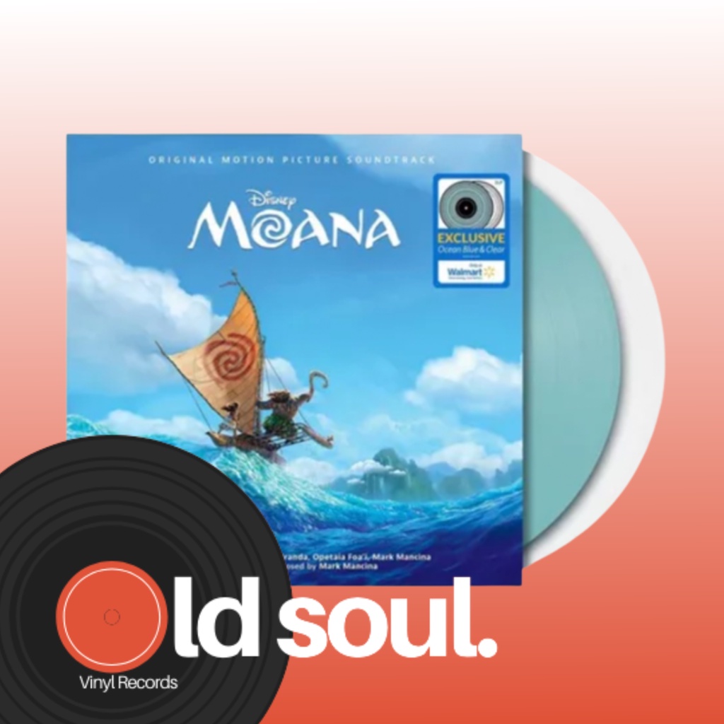 Disney Moana Soundtrack Vinyl Record/ LP Album Picture Disc & Colored ...