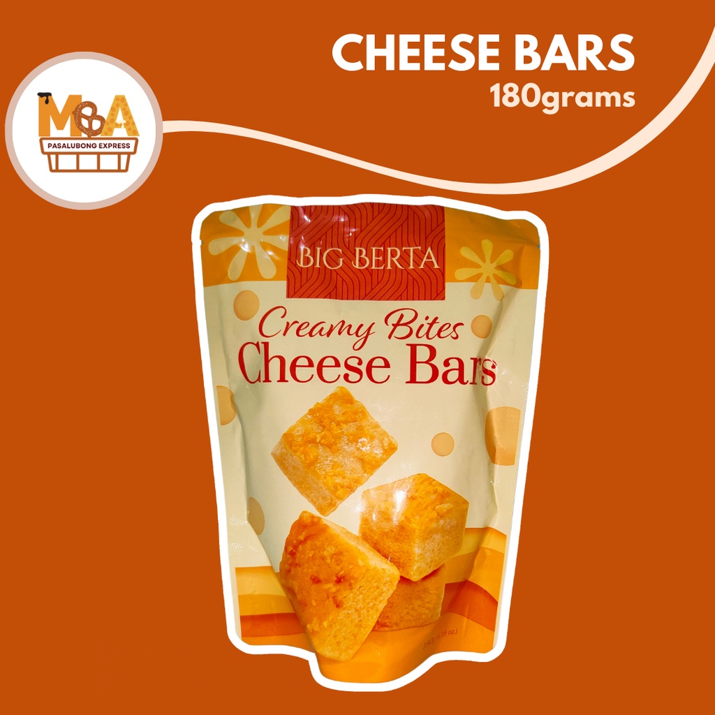BIG BERTA CREAMY BITES CHEESE BARS (180 GRAMS) Shopee Philippines