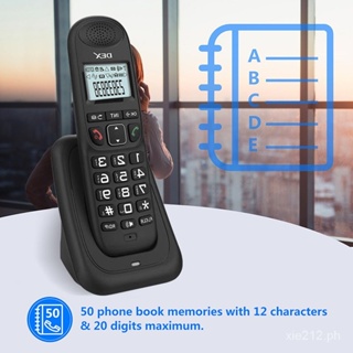 D1003 Digital Cordless Phone Landline Telephone Office Home Landline Phone Wireless Hands-free Call