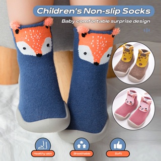 Baby Toddler Shoes Baby Shoes Non-slip Fox Thickening Shoes Sock Floor Shoes Foot Socks Animal Style