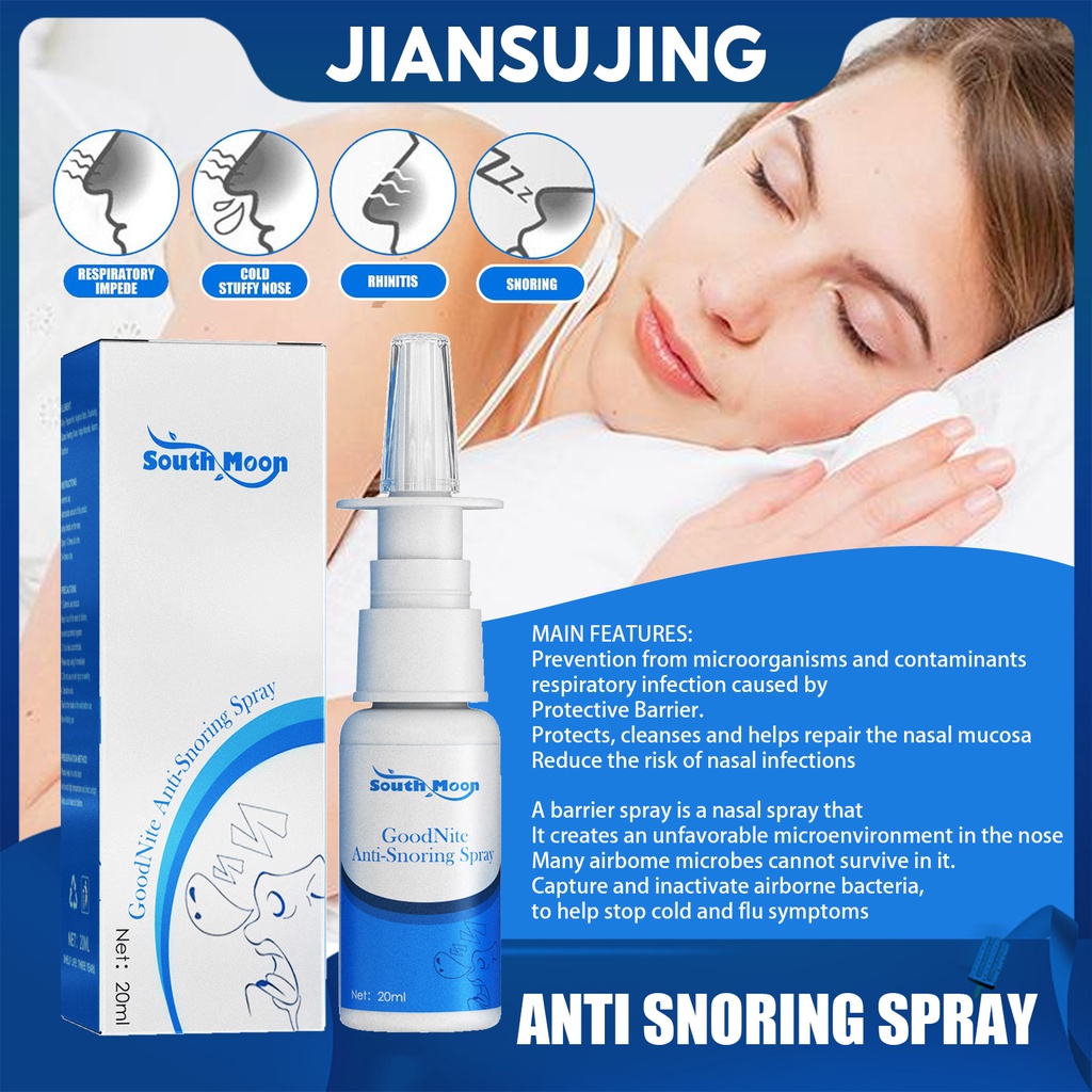 South Moon Nasal Sprays 20ml Anti Snoring Chronic Rhinitis Sinusitis ...