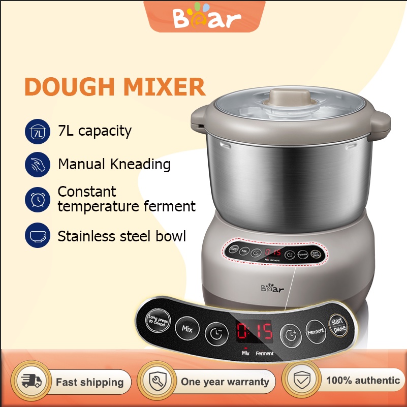 Bear Dough Mixer Machine 7L 250W Electric Mixer for Baking HMJA70C1