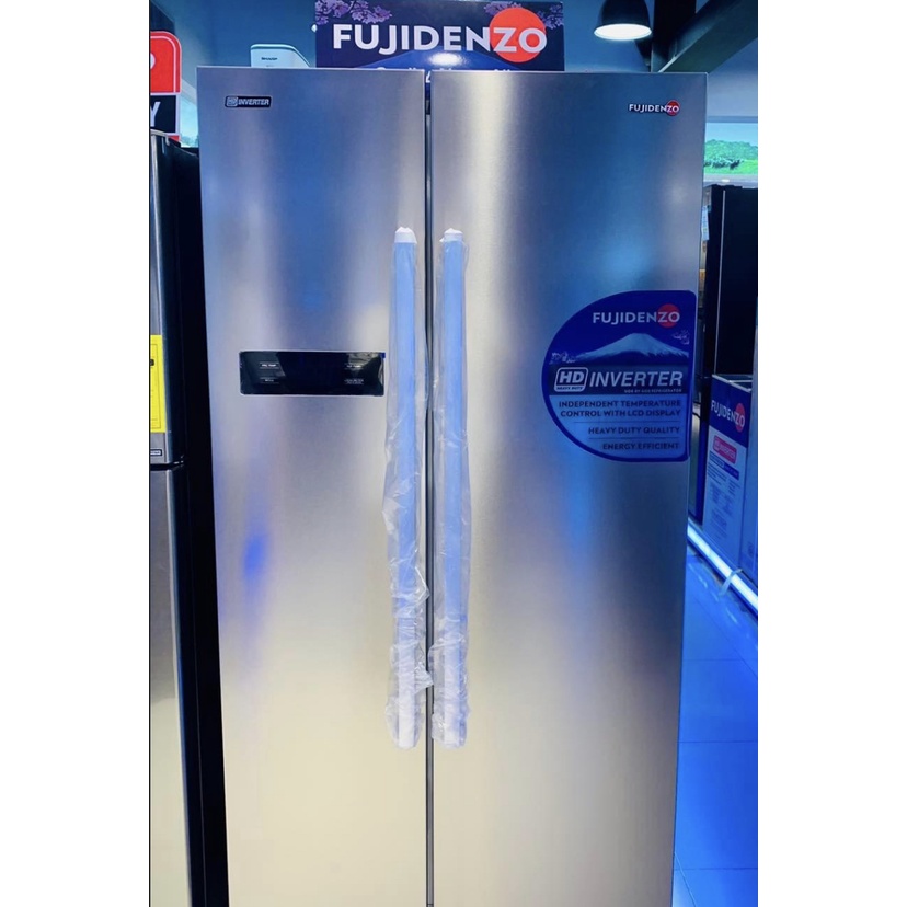 FUJIDENZO SIDE BY SIDE REFRIGERATOR Model ISR 20 SS 20.6 cu.ft. HD