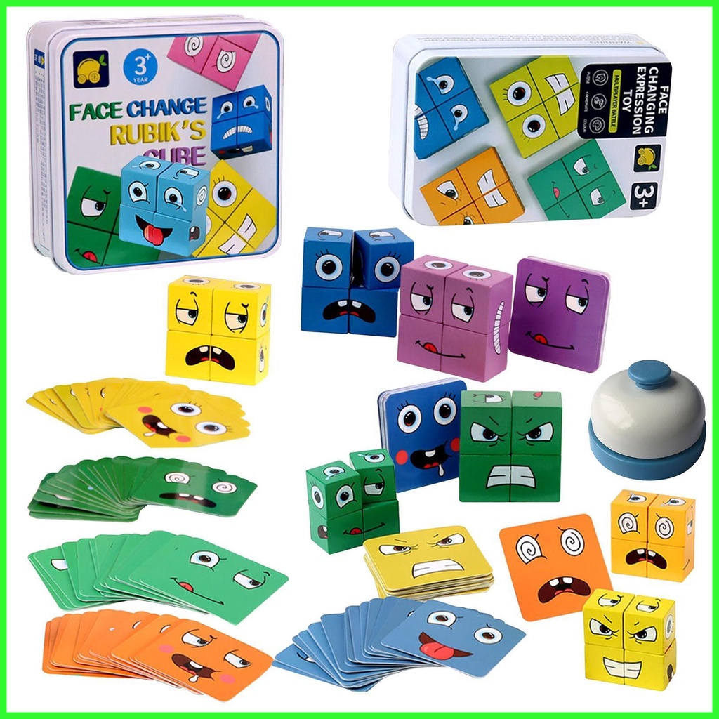 Face Change Cube Face Changing Magic Cube Building Blocks Educational ...