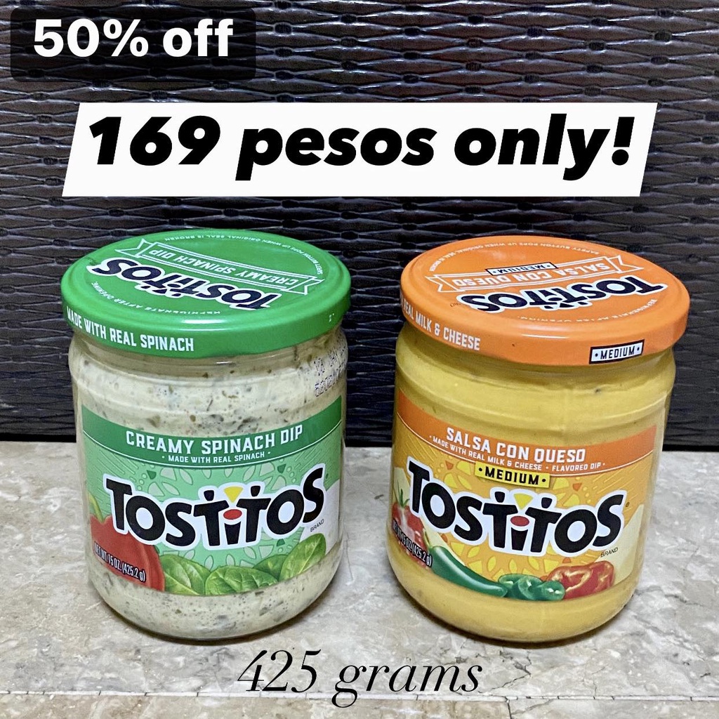 Tostitos Dip Creamy Spinach Dip / Salsa Con Queso (425.2g) Shopee