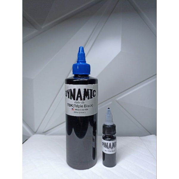 Original Dynamic Triple Black Tattoo Ink Half Oz (15ml) Shopee