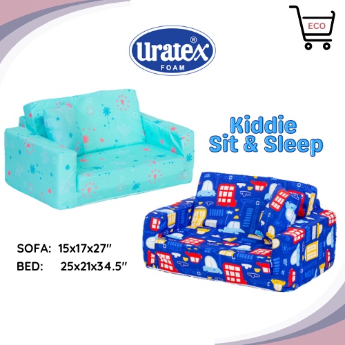 Uratex Kiddie Sofa bed sit and sleep sofa bed for kids (05 yrs old