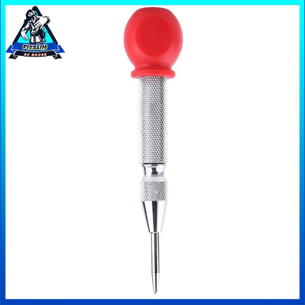 Automatic Center Pin Hole Punch Wood Press Dent Marker Spring Loaded