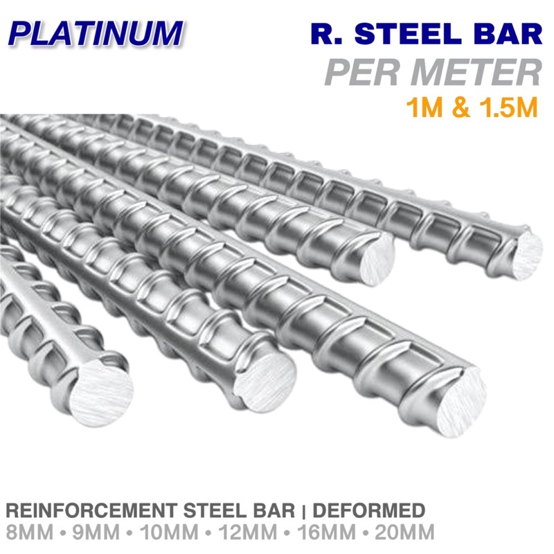 Per Mtr Reinforcement Steel Bar RSB Deformed Bar Rebar Bakal
