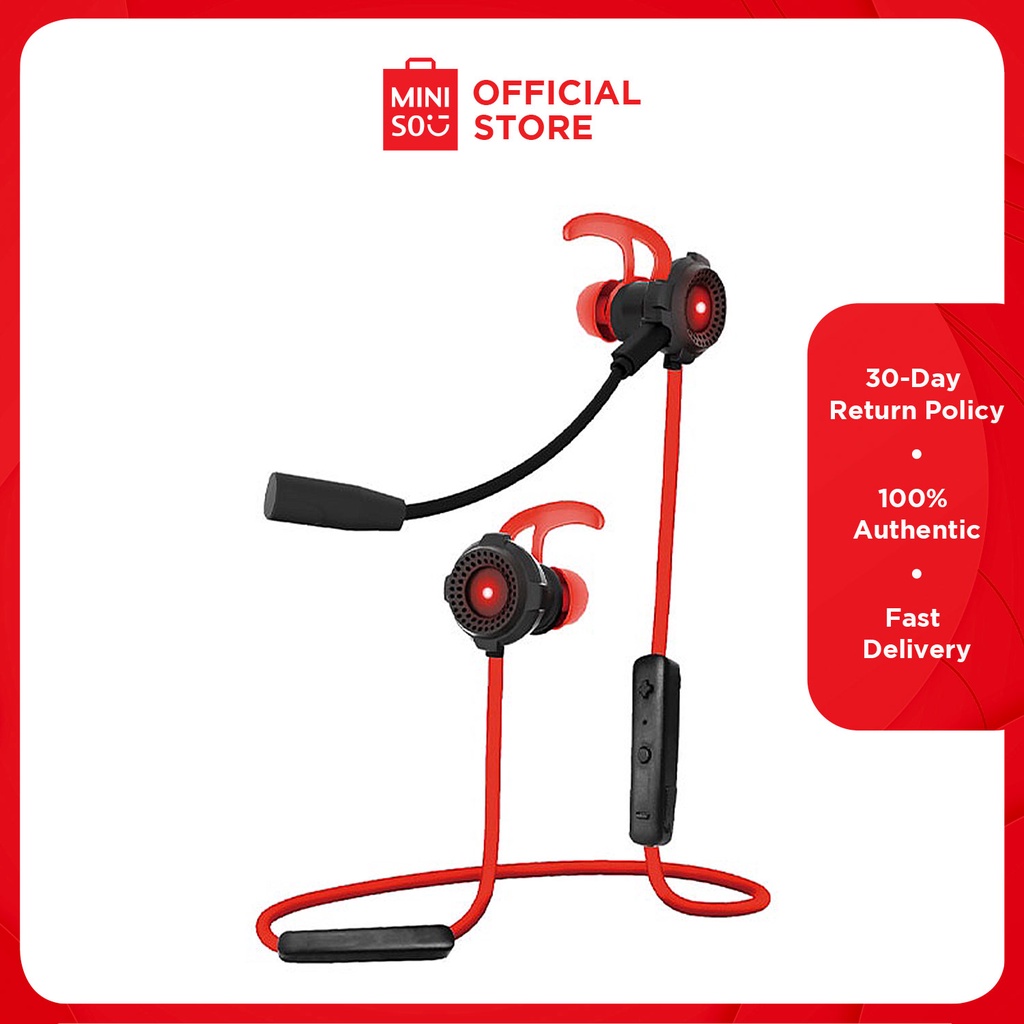 MINISO InEar Earphones For Gaming with RGB Light Mode Shopee Philippines