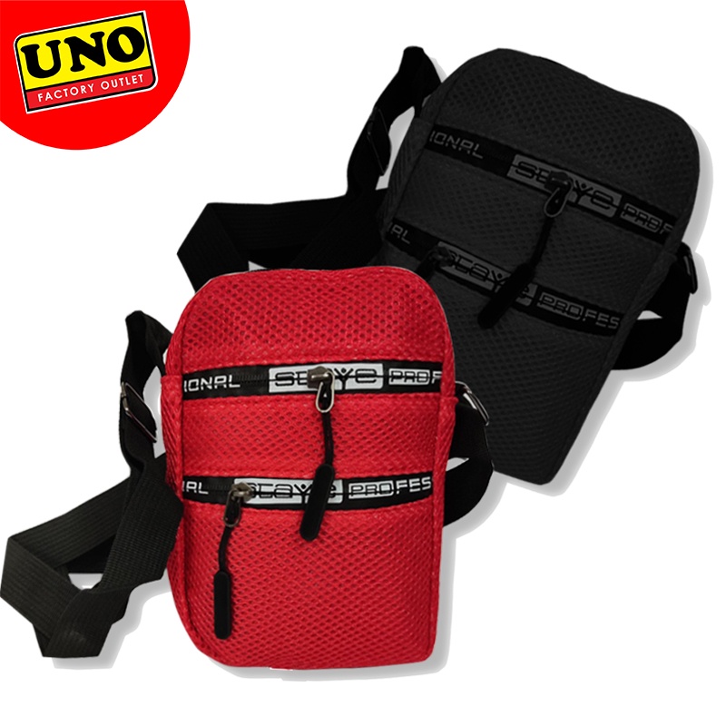 UNO MEN'S 2 FRONT POCKET MESSENGER BAG Shopee Philippines