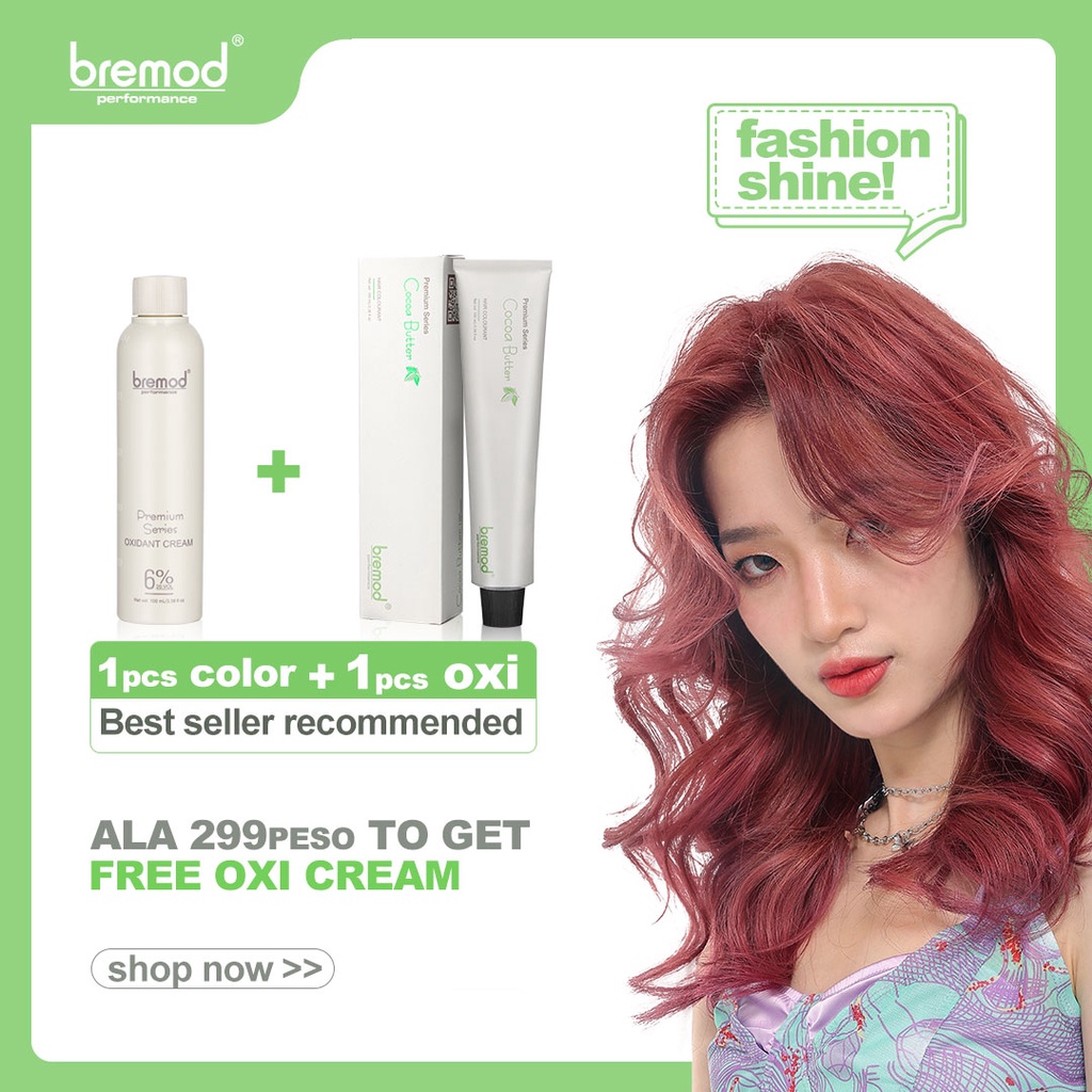 Bremod Hair Color Premium Cocoa Ash, purple ,blue ,pink brown,.00