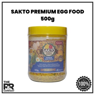 Sakto Premium Egg Food 500G For Birds African Lovebirds Cockatiel Finches Parakeets Personata`