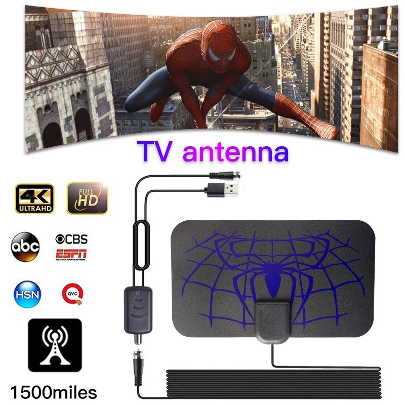 Super signal Hd Digital Indoor Amplified Tv Antenna 4K 1080p 200 Hdtv With TV Antenna