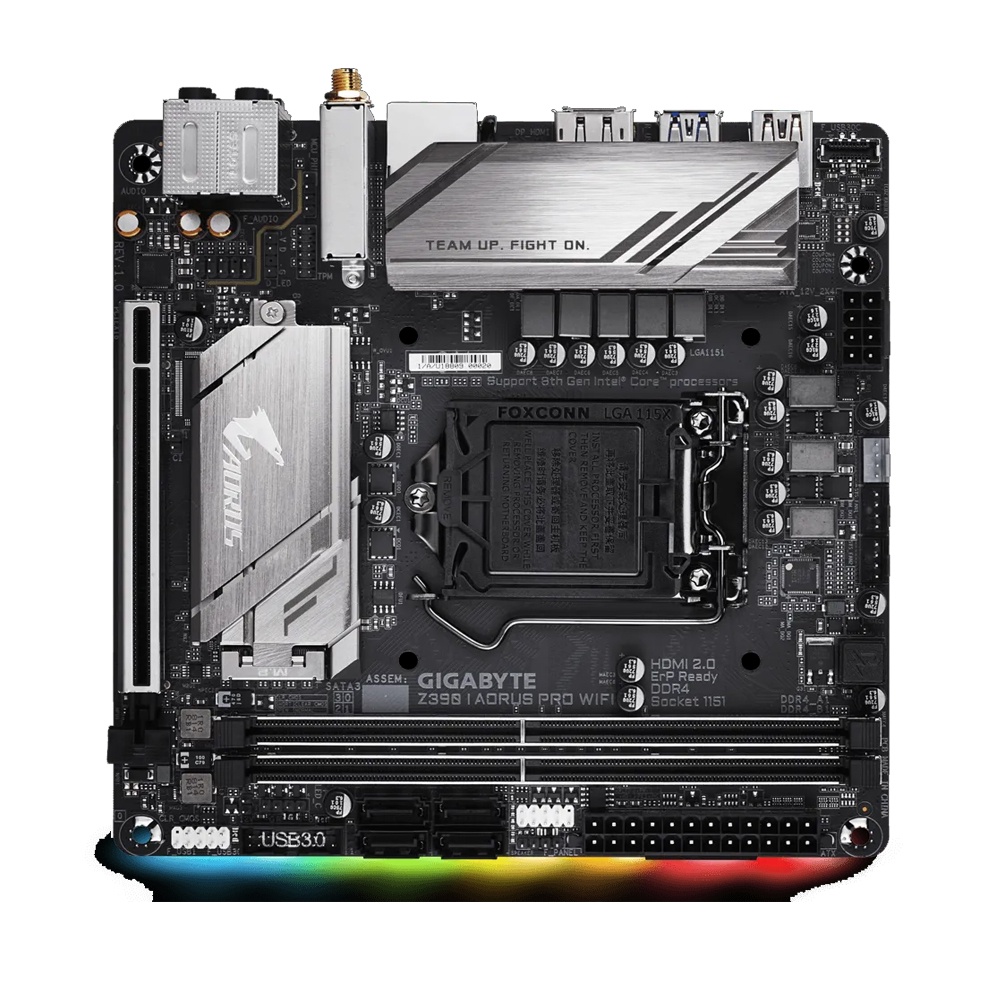 REFURBISHED GAZ390IAORUSPROWIFI GIGABYTE AORUS INTEL Z390 ITX MB W