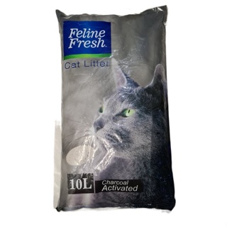 ❁10ltrs.Feline  fresh cat litter sand activated charcoal