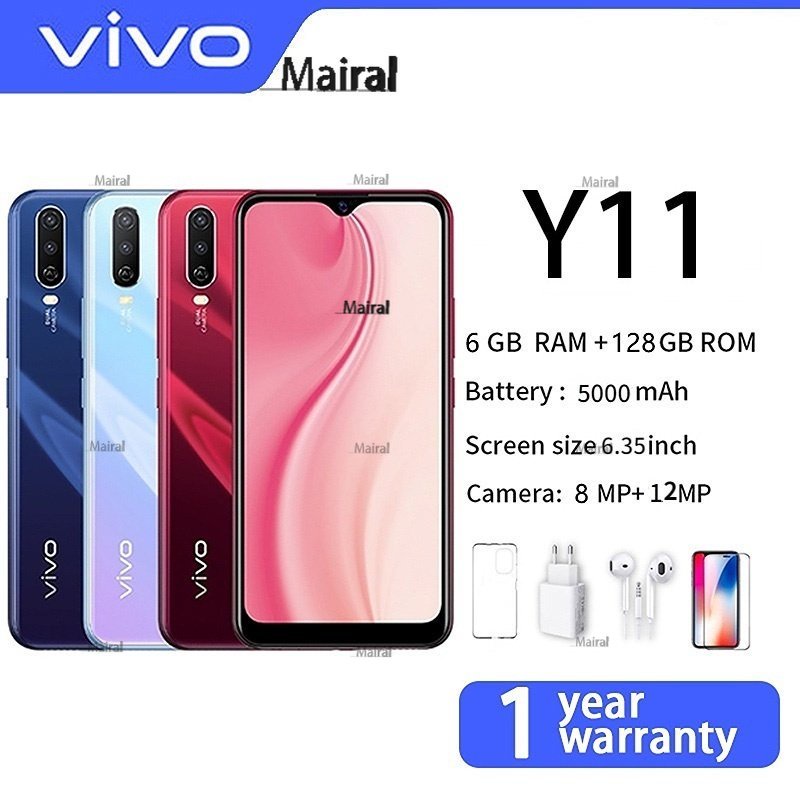 vivo Y11 6GB+ 128GB, 5000mAh, 8MP / 13MP + 2MP Dual Rear Camera ...