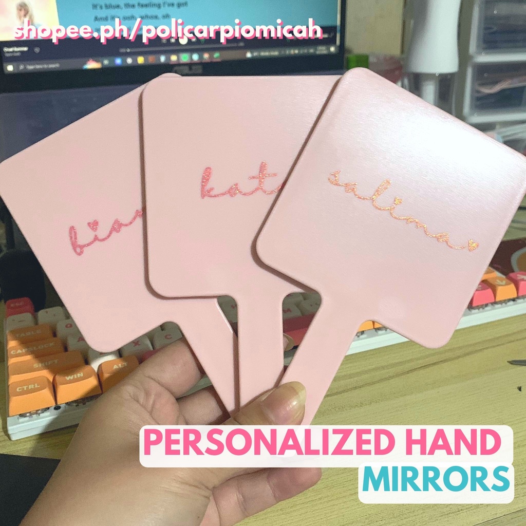 Personalized / Customized Gift Custom Compact Mirror Hand Mirror