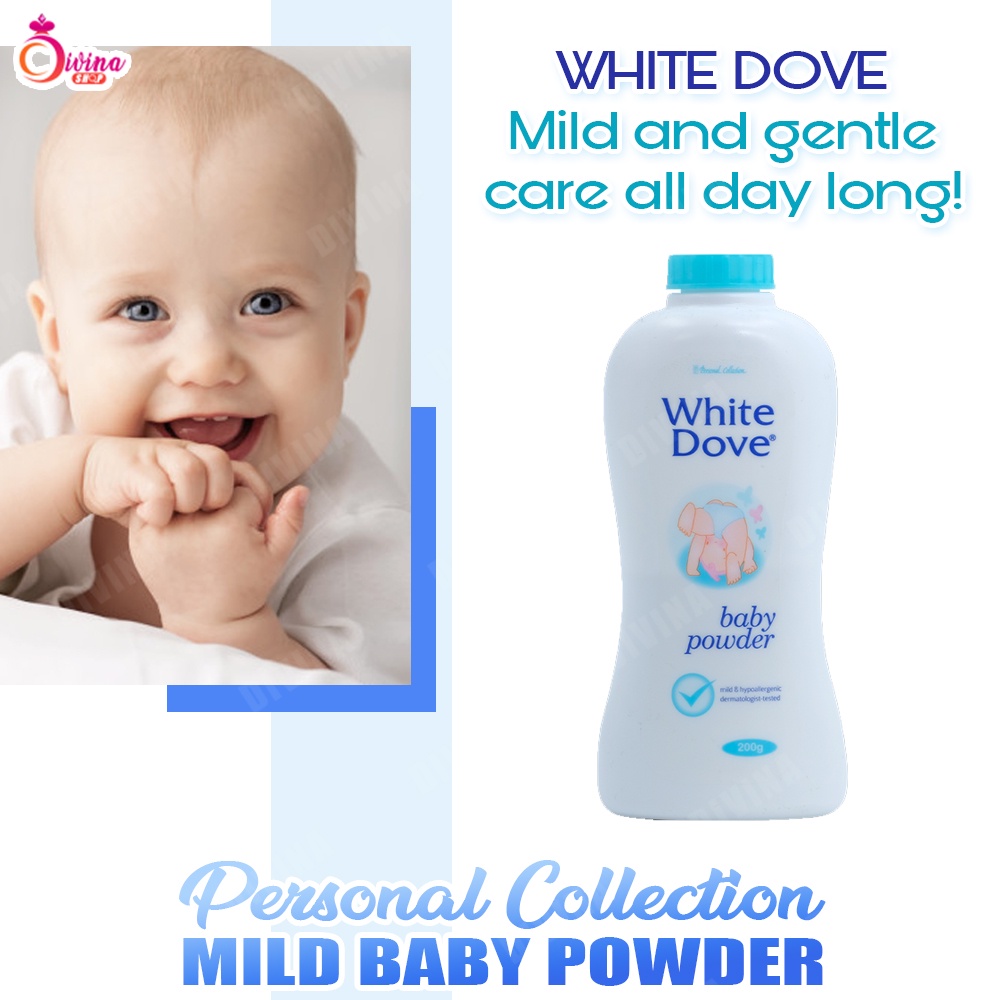 Personal Collection White Dove Baby Powder 200g Mild, Gentle Care all ...