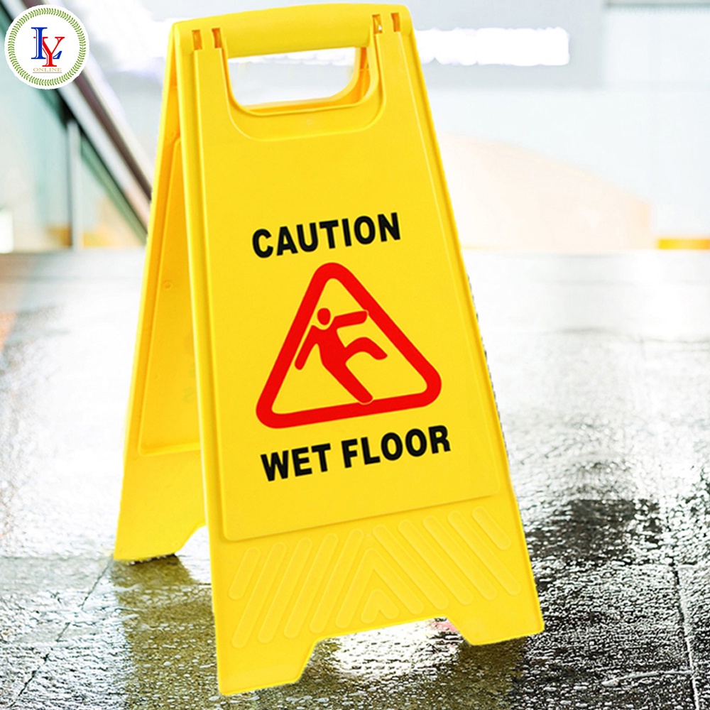 Caution Wet Floor Sign Warning Floor Sign Wet Floor Sign Yellow LY10A Shopee Philippines