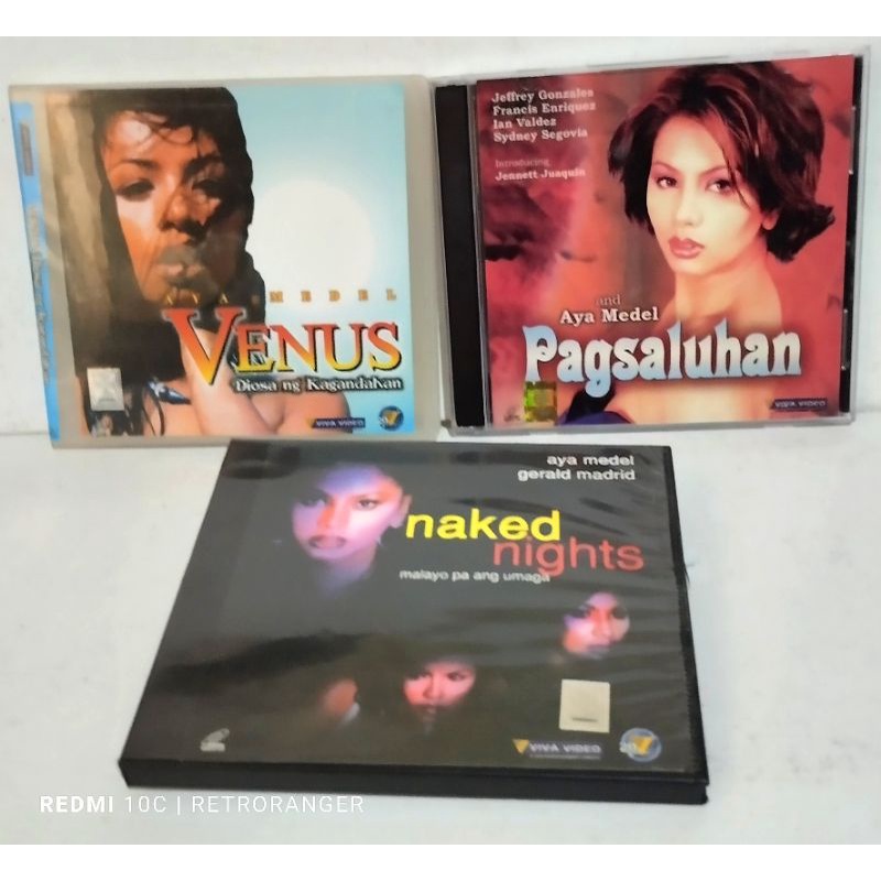 Rare Vintage Pinoy Aya Medel Sexy Movies Collection Vcd Format Shopee Philippines