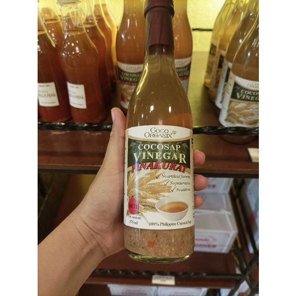 Cocosap Vinegar Organic 375 Ml Shopee Philippines