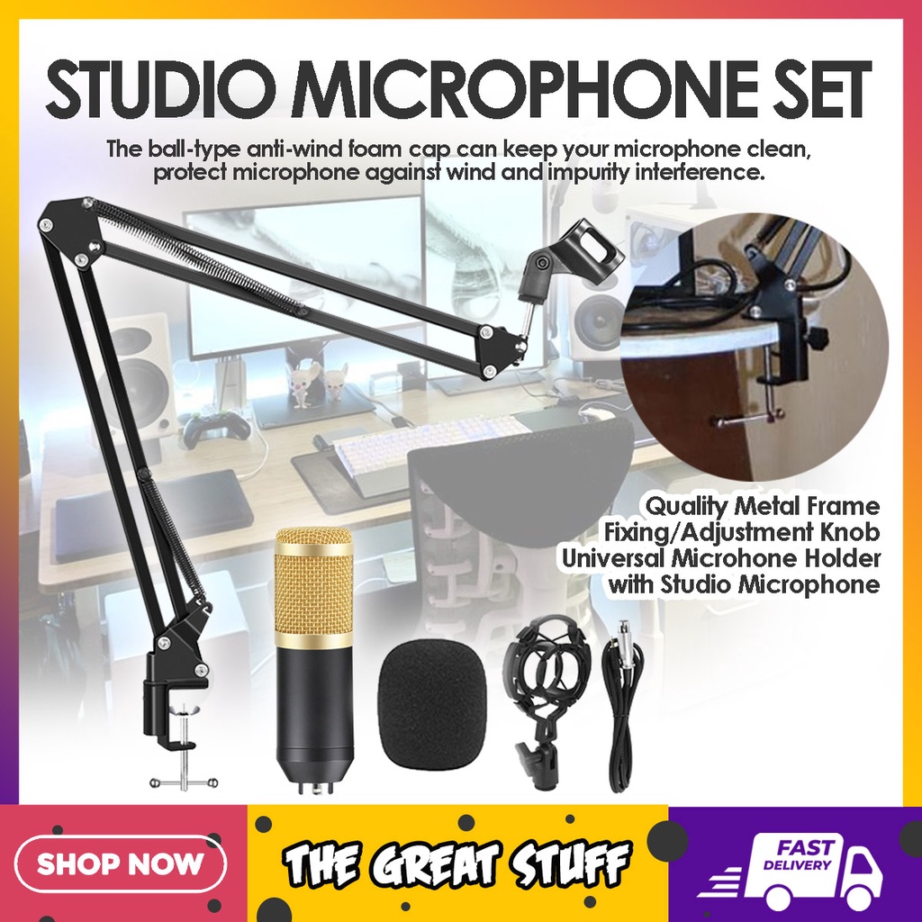 Professional Microphone SET Legendary Vocal Recording Condenser