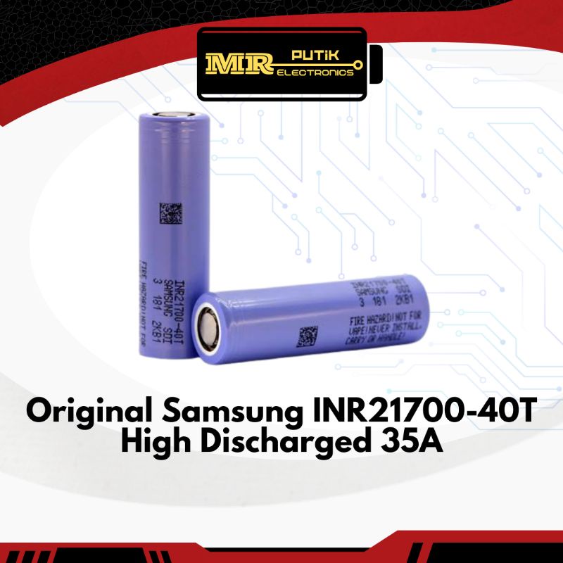 Original Samsung INR21700-40T High Discharged 35A | Shopee Philippines