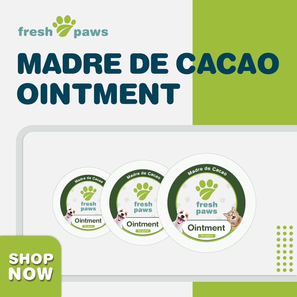 Fresh Paws Natural Madre de Cacao (MDC) Prime Dog & Cat Ointment for Wound Healing 100grams