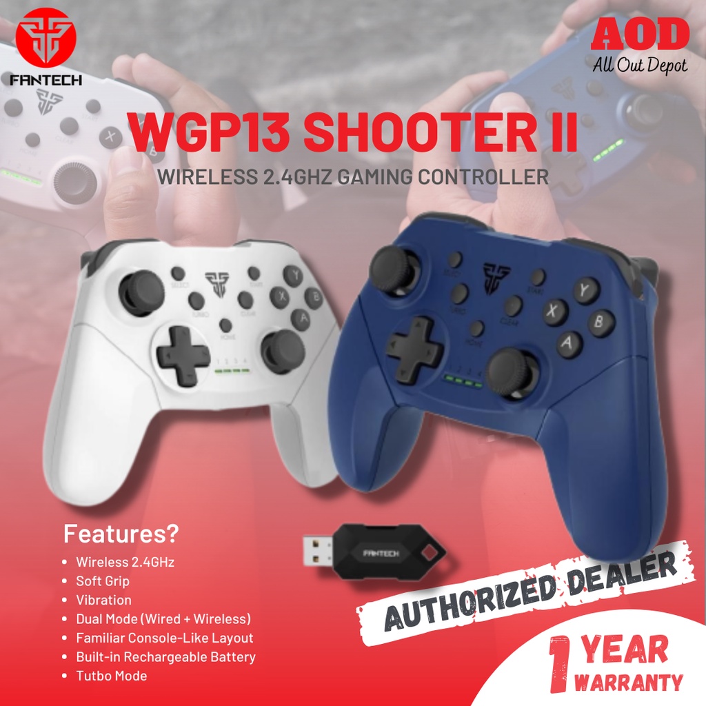 Fantech WGP13 Shooter II Dual Mode Wireless & Wired 2.4GHZ Gaming ...