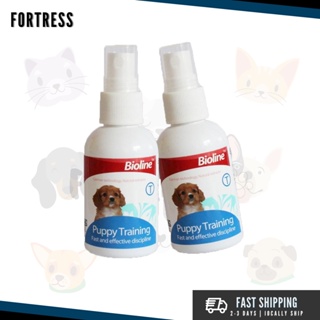 Fortress Bioline  Potty Training Aid for Puppies and Dogs Pet Toilet Training Spray 50ml