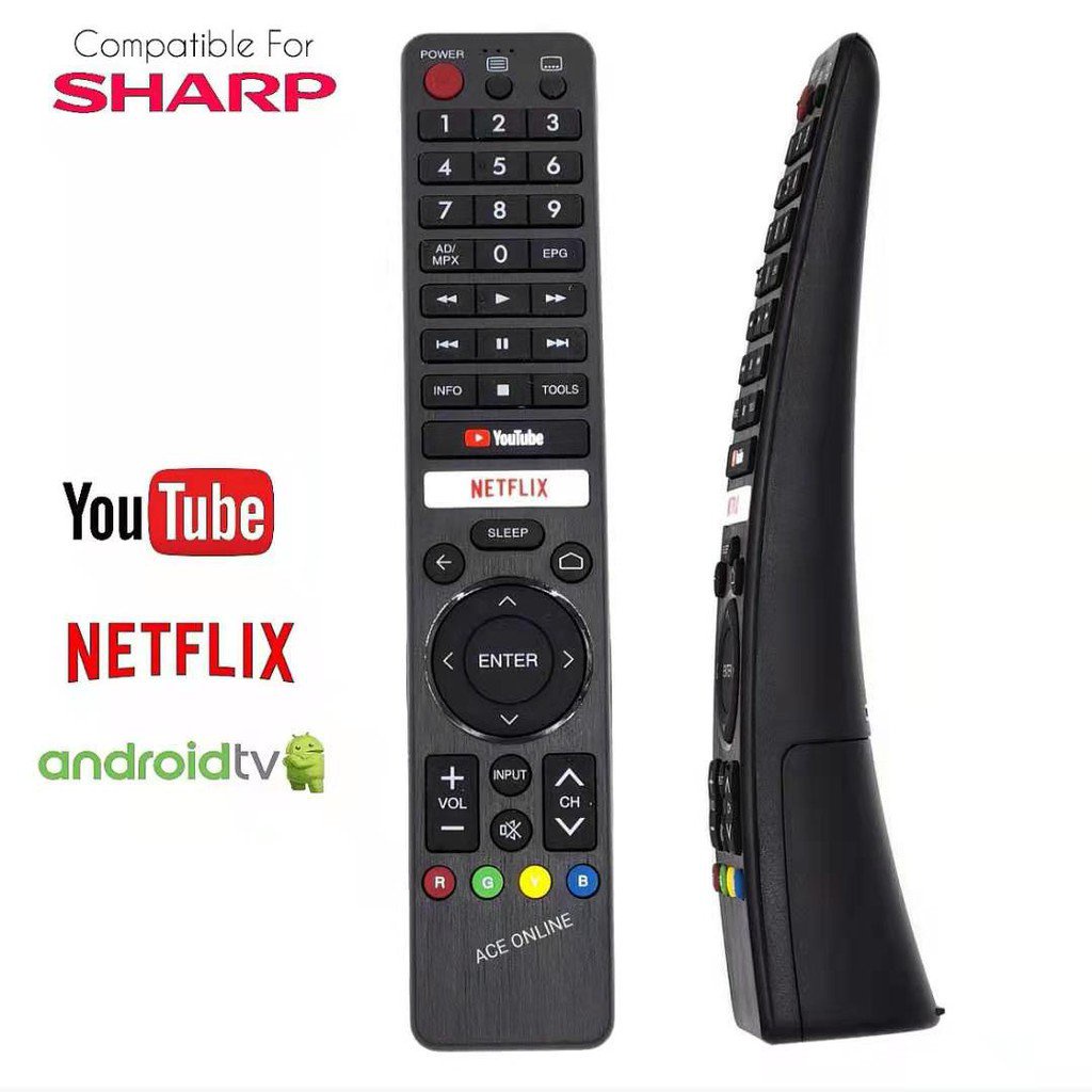 sharp-led-android-tv-smart-remote-control-compatible-with-gb326wjsa