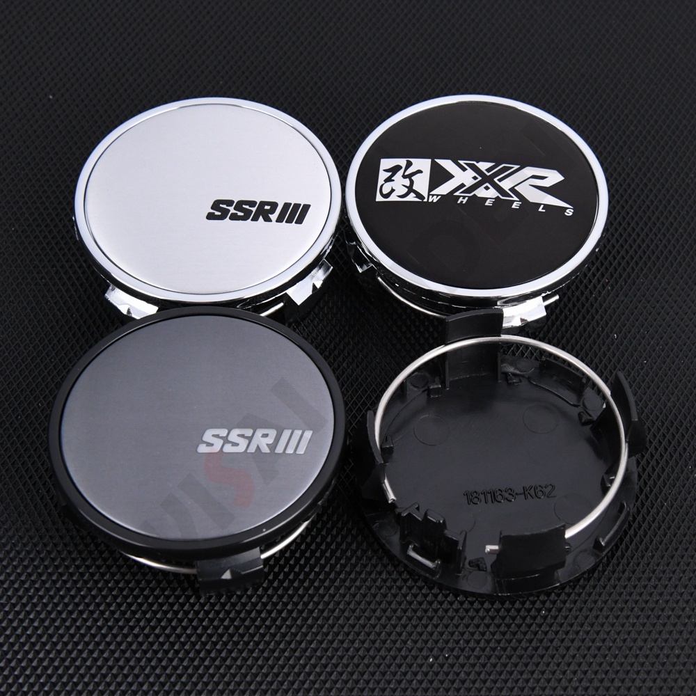 4PCS Wheel Hub Caps 62MM/56MM Rim Cover Cap SSR XXR Emblem Wheel Center
