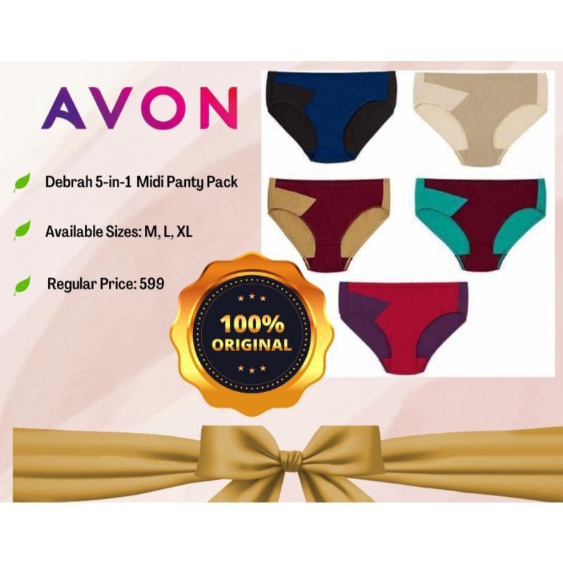 Avon Debrah 5in1 Midi Panty Pack Shopee Philippines