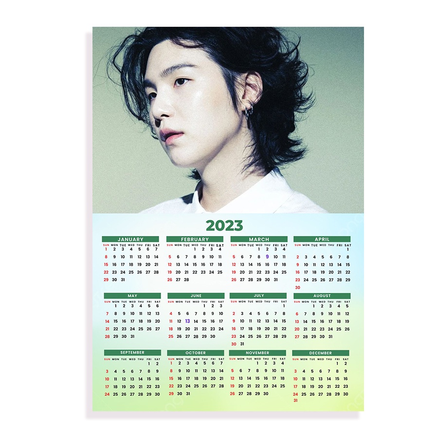 BTS A4 Size 2023 BIAS Wall Calendar | Shopee Philippines