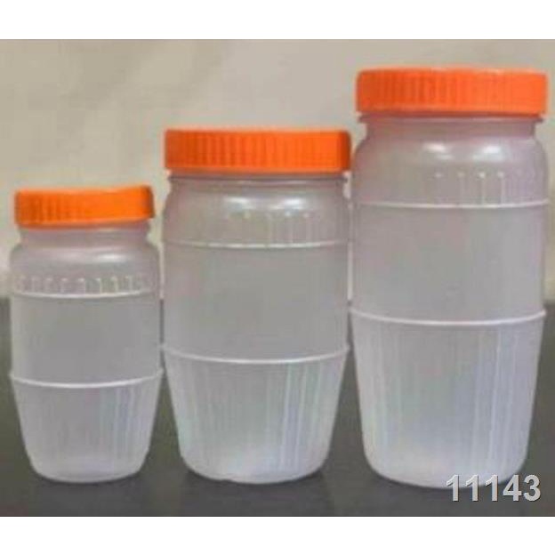 PLASTIC PEANUT BUTTER JAR SAUCE BOTTLE ATCHARA CONTAINER PICKLE BOTTLE