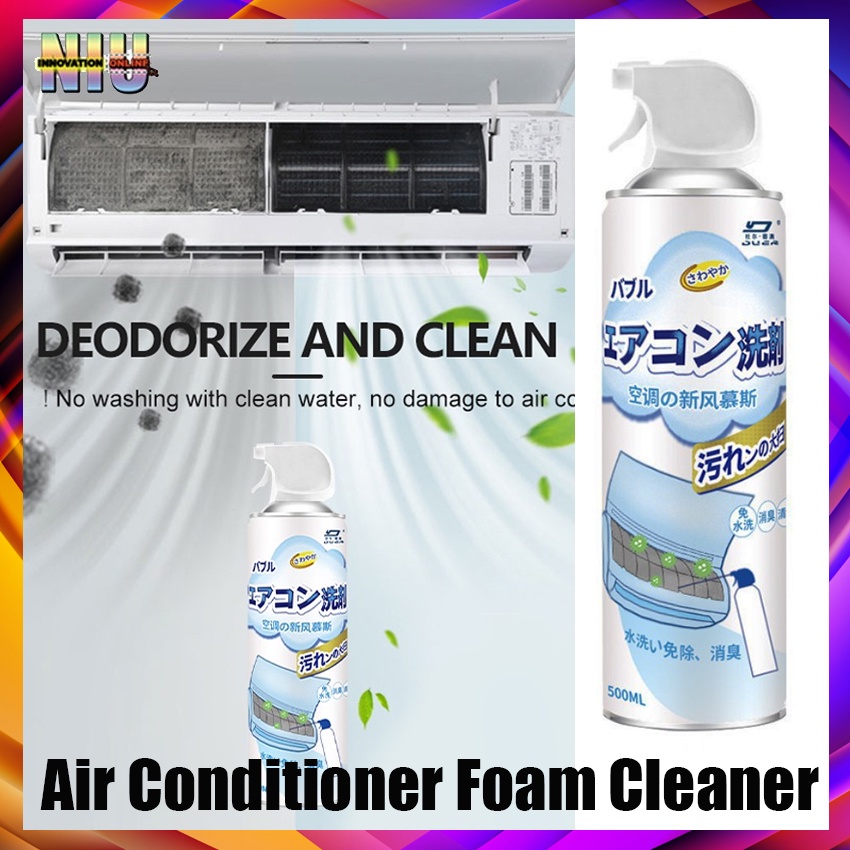 Aircon Cleaner Spray Foam Air Conditioner Cleaner Anti Bacterial Anti