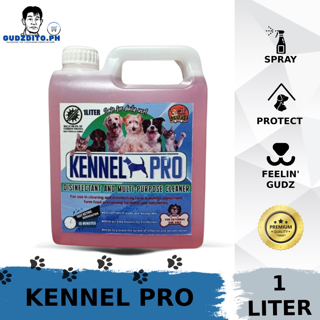 GudzDito Kennel Pro Disinfectant and Multi Purpose Cleaner 1liter