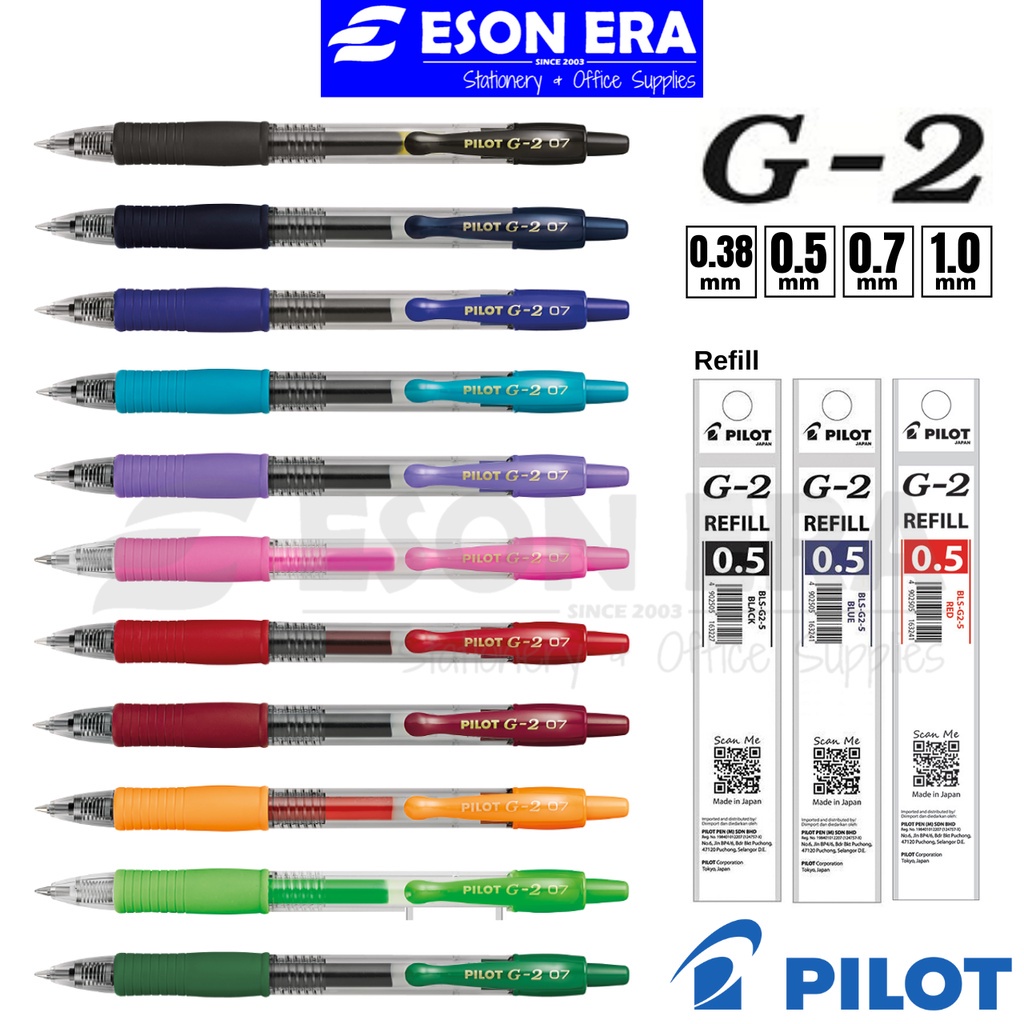 g tech pen_20221225142350 Pilot G2 Gel Pen Refillable Retractable 0
