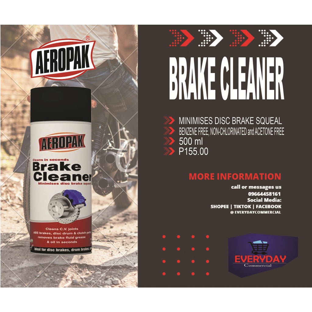 AEROPAK BRAKE and PARTS CLEANER 500ml Shopee Philippines