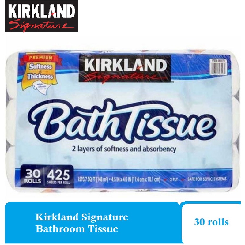 Kirkland Signature Bathroom Tissue 2 ply (30rolls) Shopee Philippines