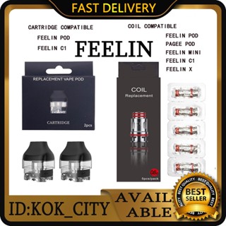 5pcs OCC NEVOKS FEELIN POD / X / C1 / MINI PAGEEE COIL  0.4/0.6/0.8/1.0 Cartridge