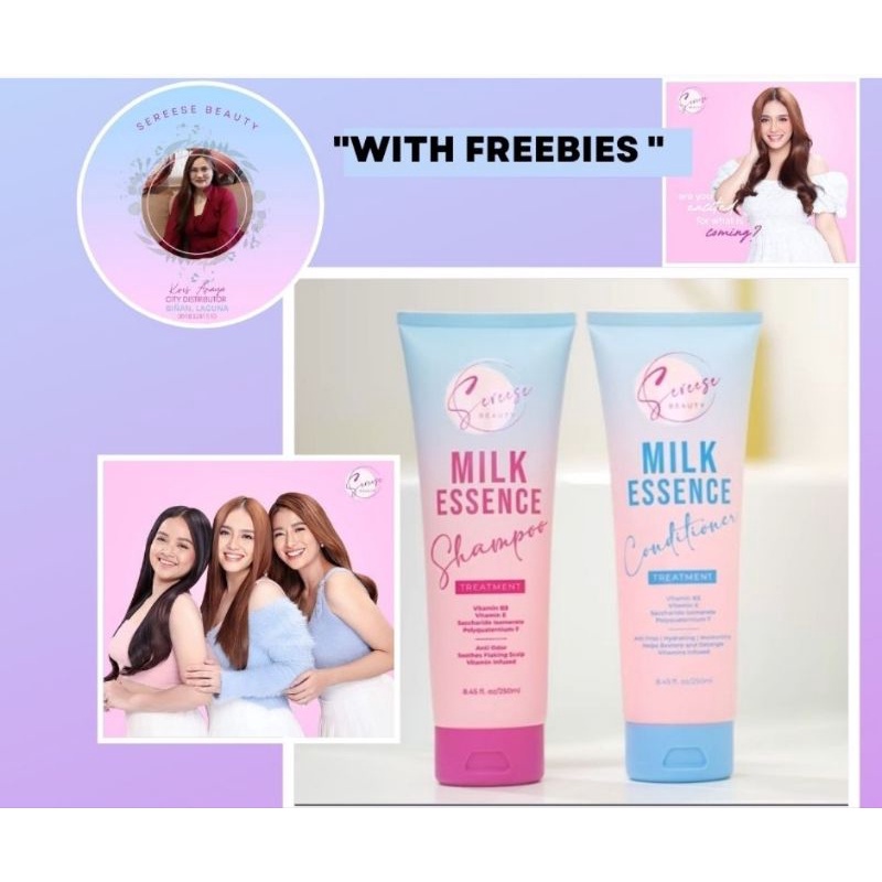 MILK ESSENCE SHAMPOO & CONDITIONER (SEREESE BEAUTY) Shopee Philippines